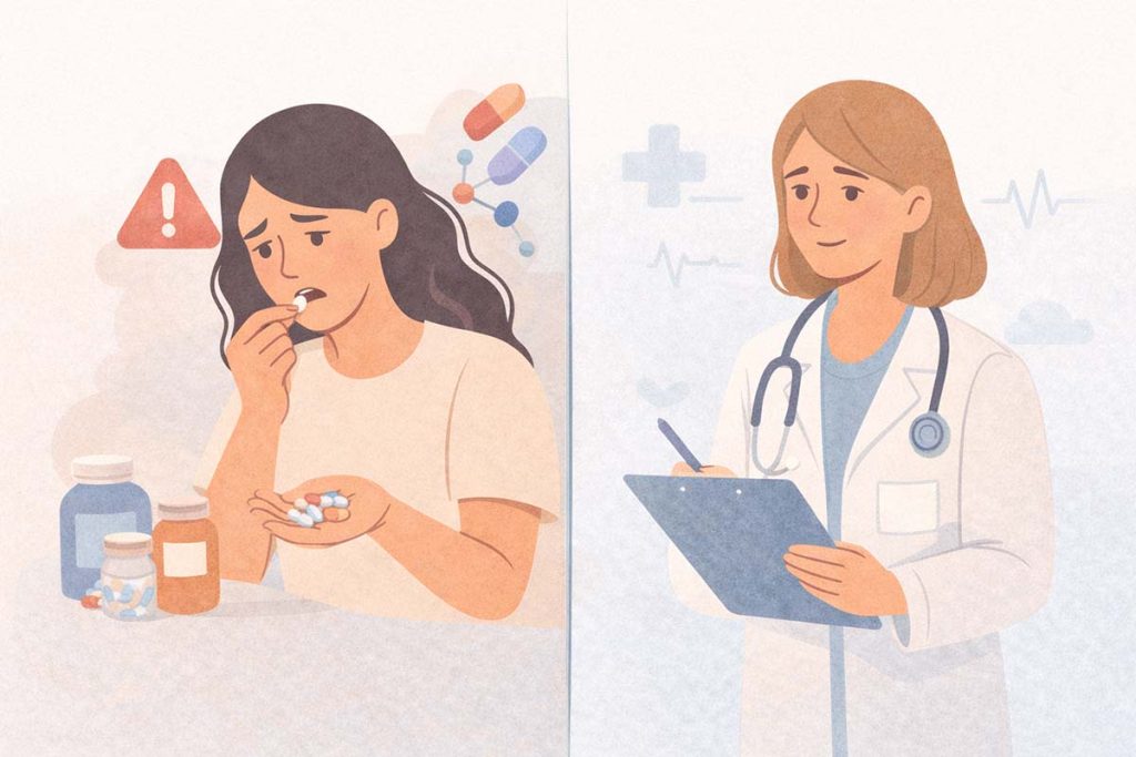 riesgos de automedicarse y por qué es necesario contar con orientación profesional